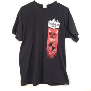 B & C Collection Franciscan Well Rebel Red Cork City Ireland Men's Tee t-Shirt L